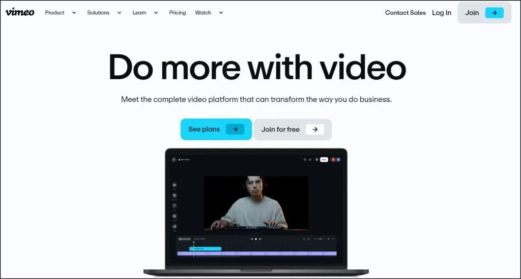 vimeo - best youtube alternative